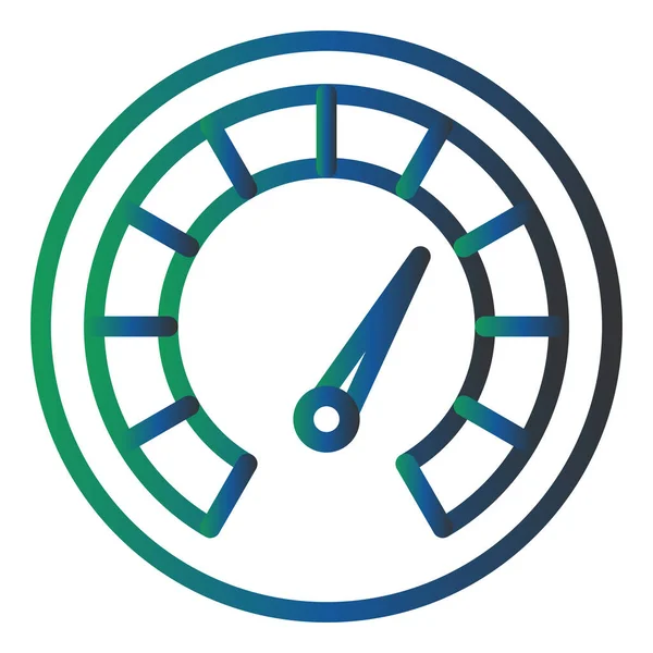 Speedometer Icon Simple Illustration Stopwatch Vector Icons Web — Stok Vektör