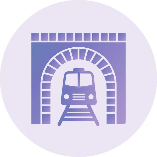 Tren Icono Vector Ilustración — Archivo Imágenes Vectoriales