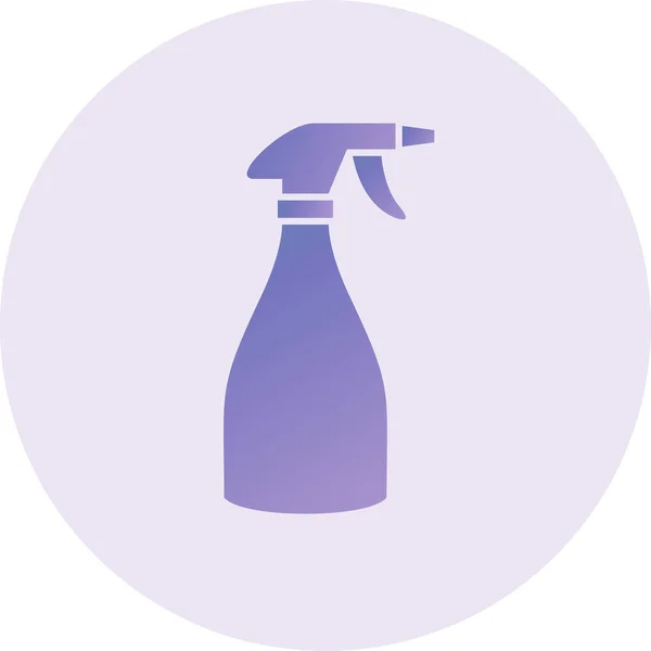 Bottle Web Color Icon Simple Illustration — Wektor stockowy