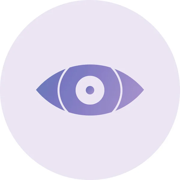 Eye Icon Vector Illustration Vision — Archivo Imágenes Vectoriales