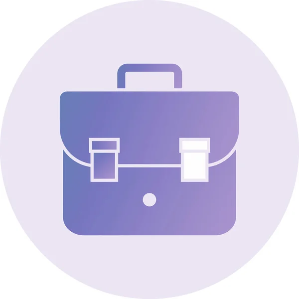 Suitcase Web Icon Simple Illustration — Stockový vektor