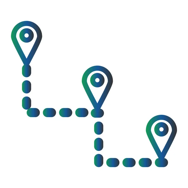 Location Web Icon Simple Vector Illustration — Vetor de Stock