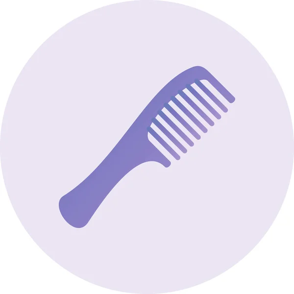 Hair Comb Icon Trendy Flat Style Illustration — Vettoriale Stock