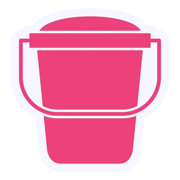 Web Icon Simple Illustration Bucket — Image vectorielle