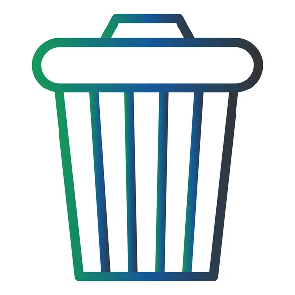 Web Icon Simple Illustration Recycle Bin Sign — Image vectorielle