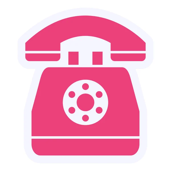 Telefon Web Icon Vektor Illustration — Stockvektor