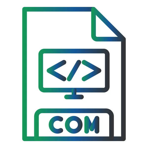 Digital Document Web Icon Simple Illustration — Vector de stock