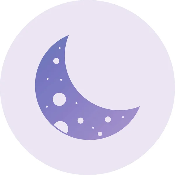 Луна Иконка Сайта — стоковый вектор