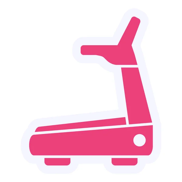 Running Machine Web Icon Simple Illustration — Stockový vektor