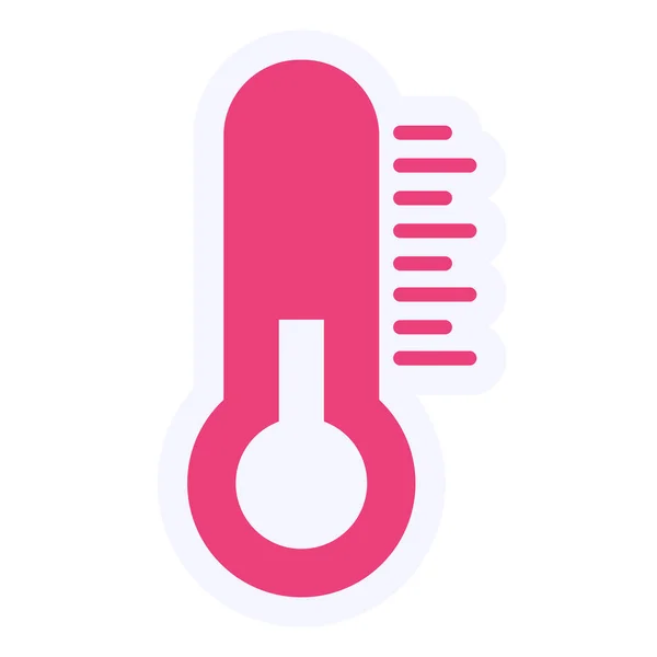 Thermometer Web Icon Simple Illustration Cold Temperature —  Vetores de Stock
