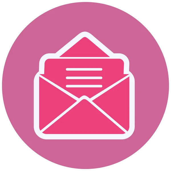 Envelope Icon Flat Simple Illustration — Image vectorielle