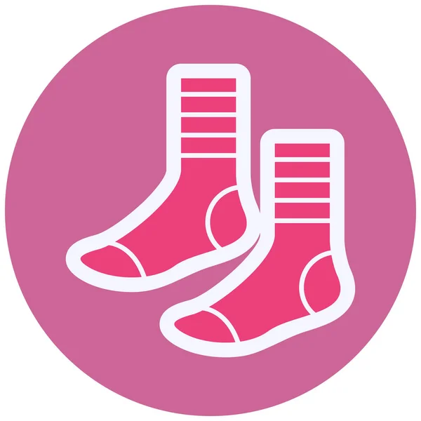 Vector Illustration Socks — Stock Vector