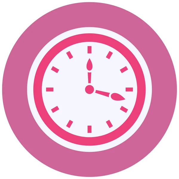 Color Clock Icon Vector Illustration — Image vectorielle