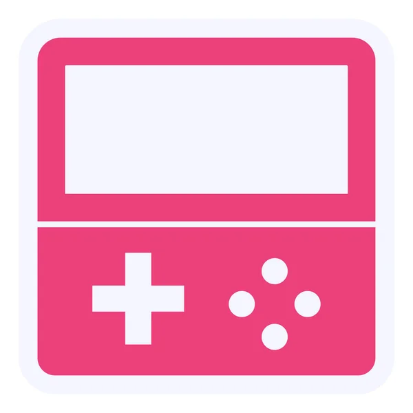 Game Console Vector Glyph Icon Design — стоковый вектор