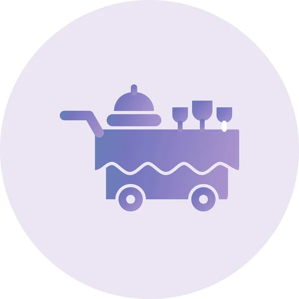 Shopping Cart Icon Simple Illustration — Stockvektor