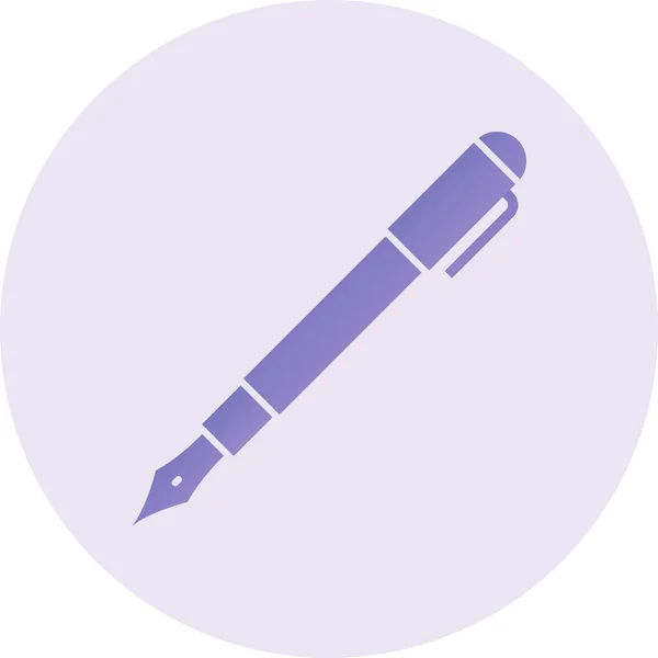 Pen Modern Icon Vector Illustration — Stok Vektör