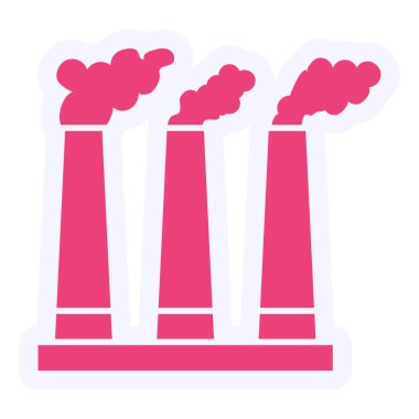 Pollution . web icon simple design