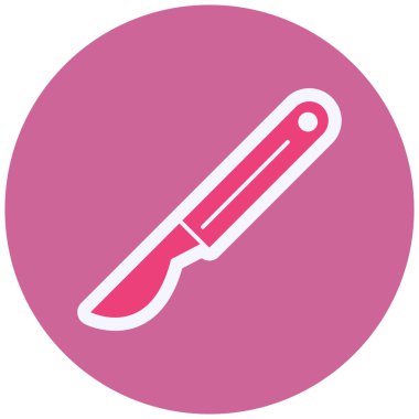 Bıçak. Web simgesi basit illüstrasyon