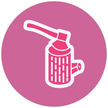 Ağaç Kesme simgesinin vektör illüstrasyonu