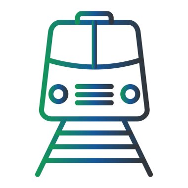 tren simgesi vektör illüstrasyonu