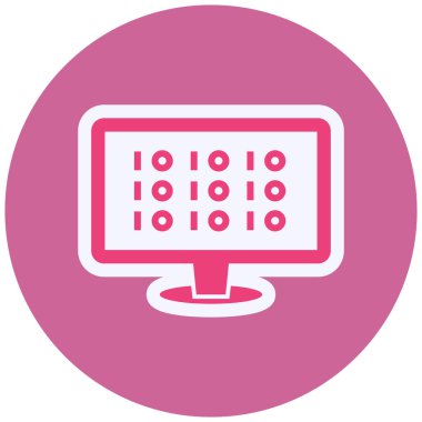 vector illustration of Encryption modern icon