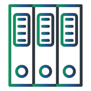 Dosya simgesinin vektör illüstrasyonu
