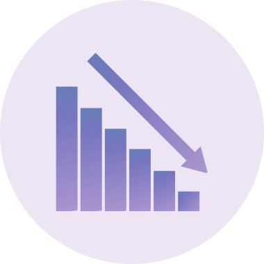 İstatistik simgesinin vektör illüstrasyonu
