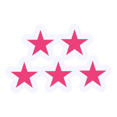 vector illustration of rating icon
