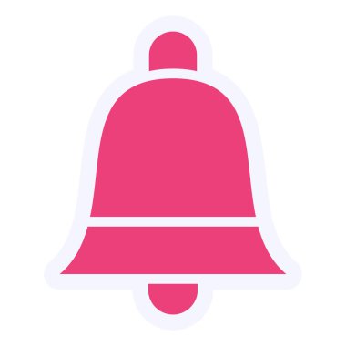 Zil. Web simgesi basit illüstrasyon