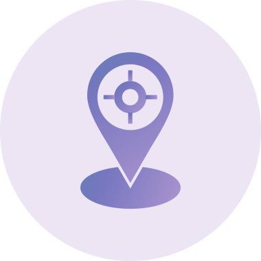 simple web illustration of location icon