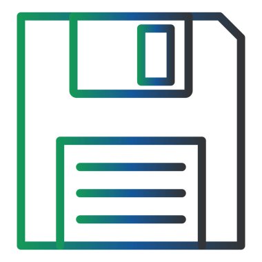 dosya biçimi simgesi, vektör illüstrasyonu