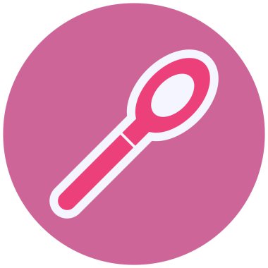 Kaşık simge vektör çizim