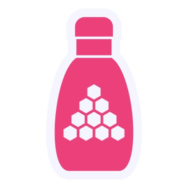 bal şişesi. Basit resimleme