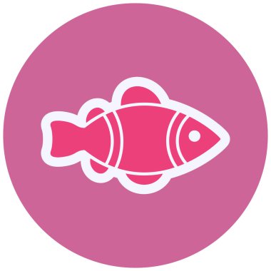 fish icon modern simple illustration 