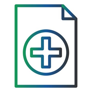 Yeni Dosya Vektörü Şekil Simgesi Tasarımı