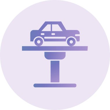 - Araba. Web simgesi basit illüstrasyon