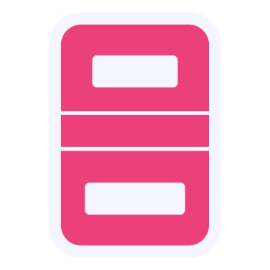 Kalkan simgesinin vektör illüstrasyonu