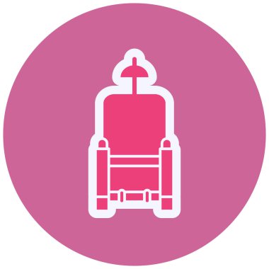 Electric Chair vector icon sign symbol