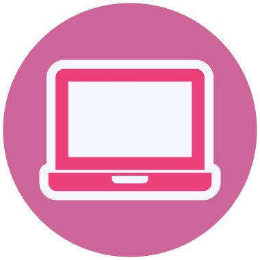 Bilgisayar. Web simgesi vektör illüstrasyonu