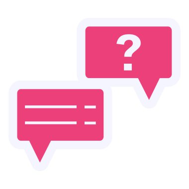 Sohbet balonu Basit tasarım