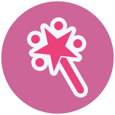 Parti. Web simgesi basit illüstrasyon