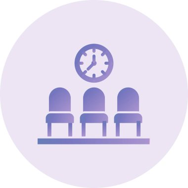 tablo sandalye simgesi vektör illüstrasyonu