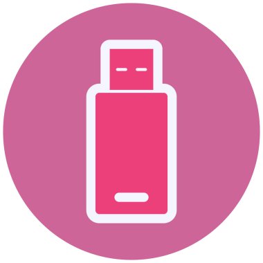 usb simgesinin vektör illüstrasyonu 