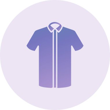 Gömlek. Web simgesi basit illüstrasyon