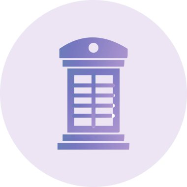 Phone Booth icon vector illustration