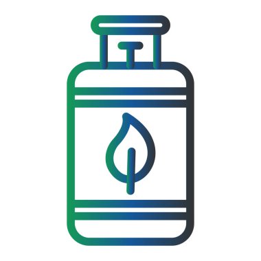 vector illustration of modern Bio gas icon