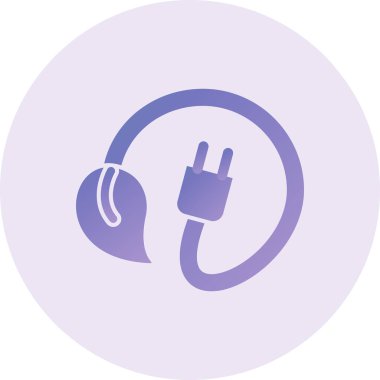  Eko prizi. Web simgesi basit illüstrasyon