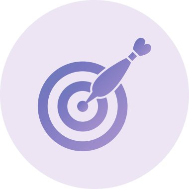 Günlük Hedef Vektör Sembol Tasarımı