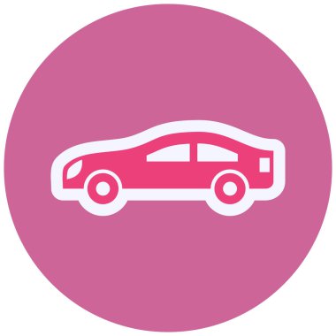 araba modern simge vektör illüstrasyonu