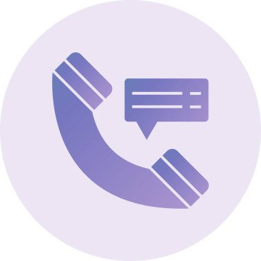 Telefon simgesi vektör illüstrasyonu